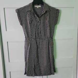 LOFT black and white floral summer dress Size 0